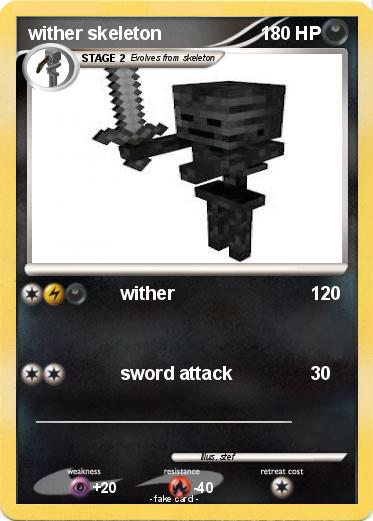 Pokemon wither skeleton