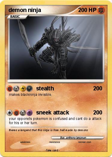 Pokemon demon ninja
