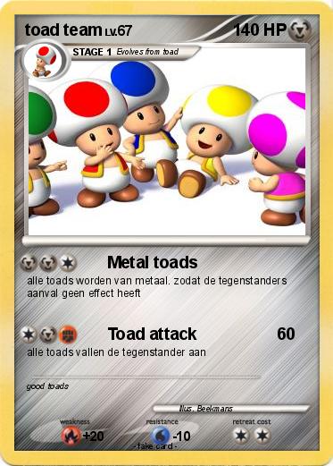 Pokemon toad team