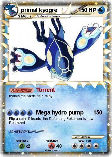 Pokemon primal kyogre