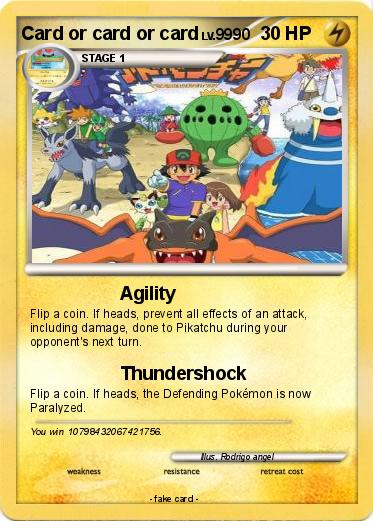 Pokemon Card or card or card