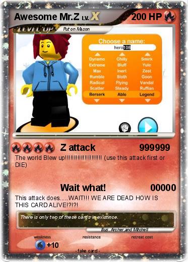 Pokemon Awesome Mr.Z