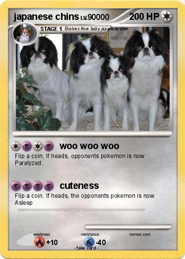 Pokemon japanese chins