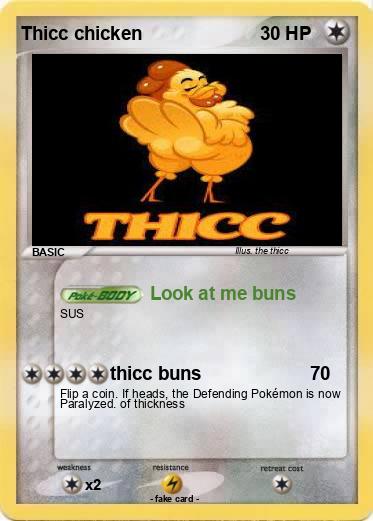Pokemon Thicc chicken
