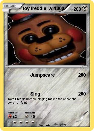 Pokemon toy freddie l.v 1000