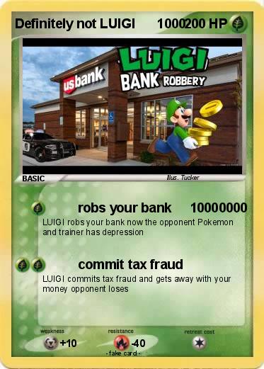 Pokemon Definitely not LUIGI      1000