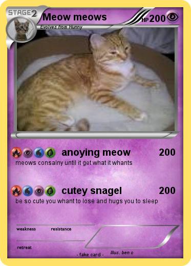 Pokemon Meow meows