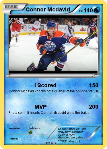 Pokemon Connor Mcdavid Pokemon Connor Mcdavid