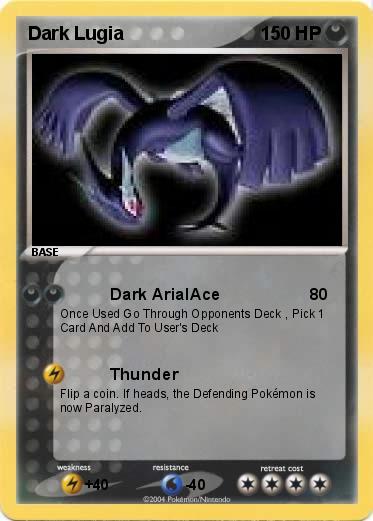 Pokemon Dark Lugia 