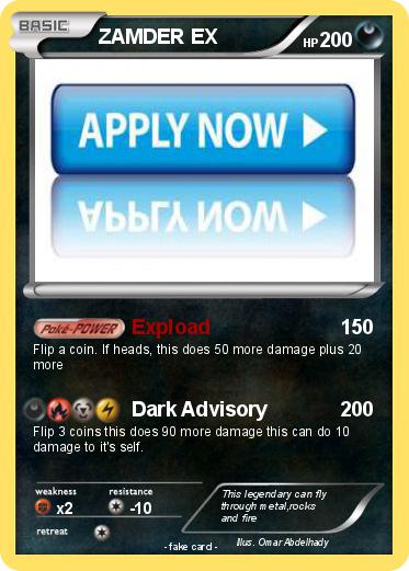 Pokemon ZAMDER EX