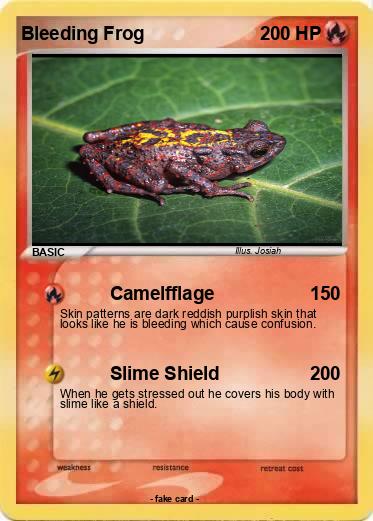 Pokemon Bleeding Frog