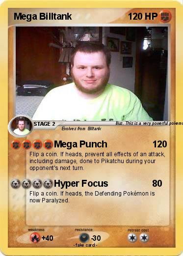 Pokemon Mega Billtank