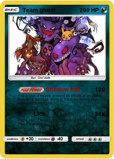 Pokemon Team ghost