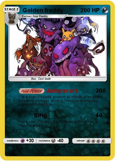 Pokemon Golden freddy