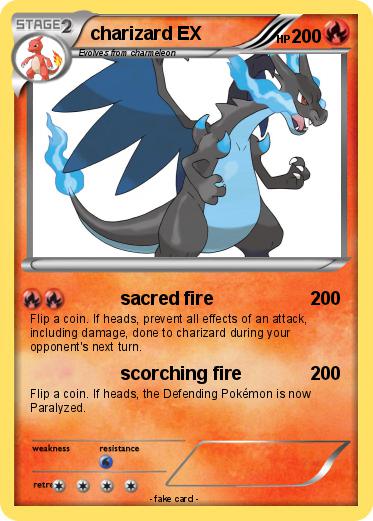 Pokemon charizard EX