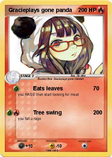 Pokemon Gracieplays gone panda