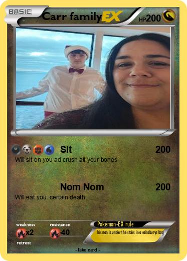 Pokemon Carr family