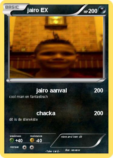 Pokemon jairo EX