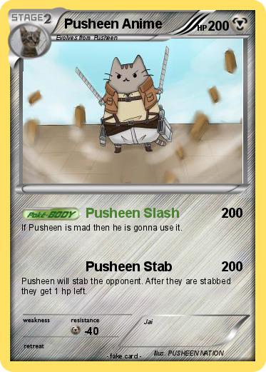 Pokemon Pusheen Anime