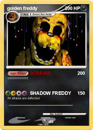 Pokemon golden freddy