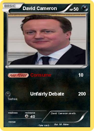 Pokemon David Cameron