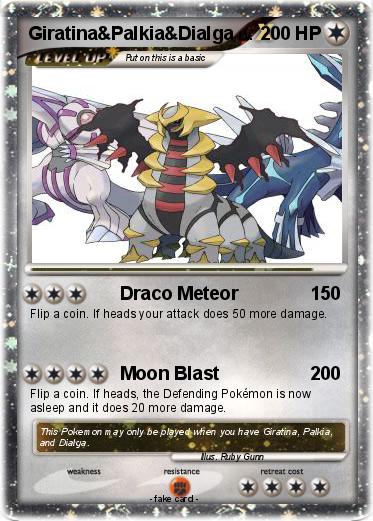 Pokemon Giratina&Palkia&Dialga