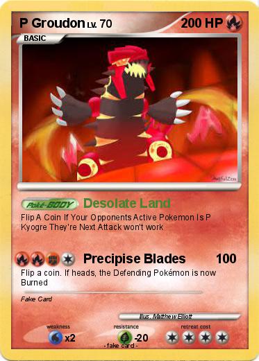 Pokemon P Groudon