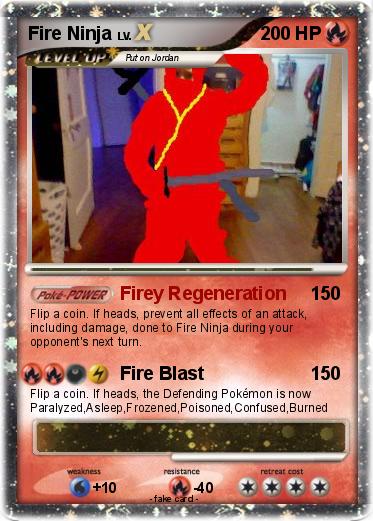 Pokemon Fire Ninja