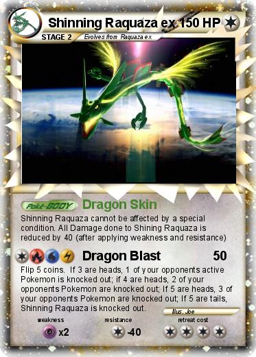 Pokemon Shinning Raquaza ex