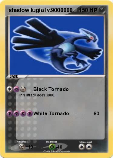 Pokemon shadow lugia lv.9000000