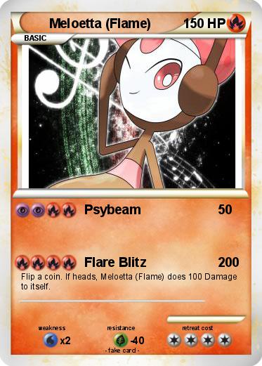 Pokemon Meloetta (Flame)