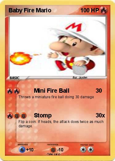 Pokemon Baby Fire Mario