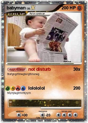 Pokemon babyman