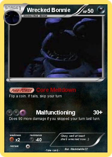 Pokemon Wrecked Bonnie