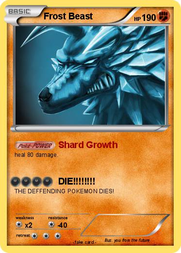Pokemon Frost Beast
