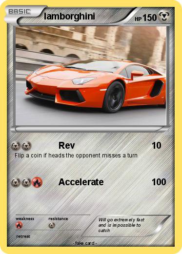 Pokemon lamborghini