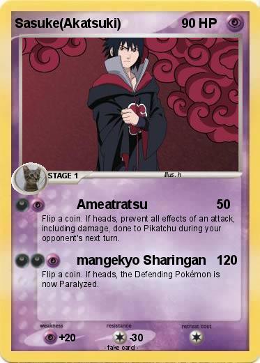 Pokemon Sasuke(Akatsuki)