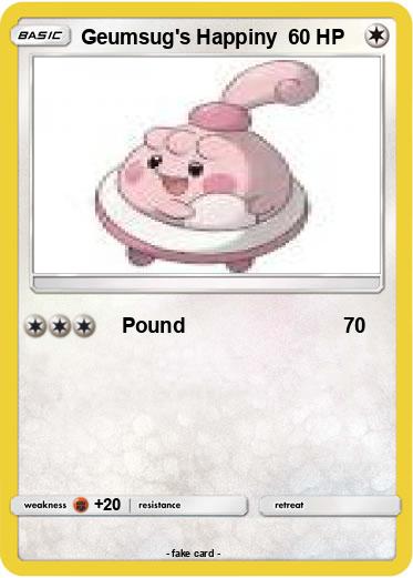 Pokemon Geumsug's Happiny
