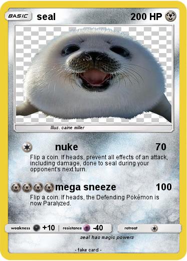 Pokemon seal