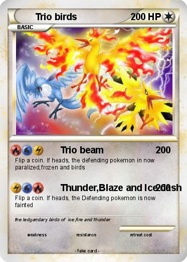 Pokemon Trio birds
