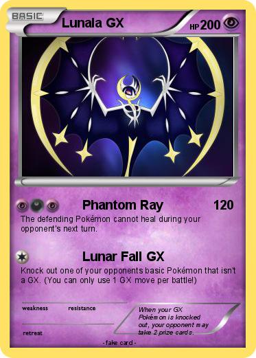 Pokemon Lunala GX