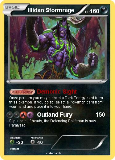 Pokemon Illidan Stormrage