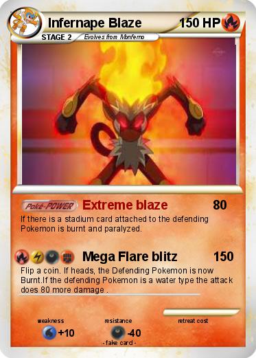 Pokemon Infernape Blaze