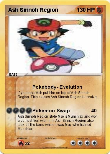 Pokemon Ash Sinnoh Region