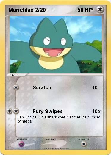Pokemon Munchlax 2/20