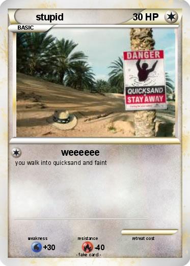 Pokemon stupid