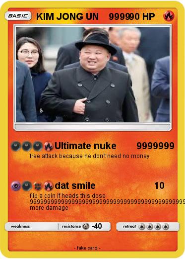 Pokemon KIM JONG UN    9999