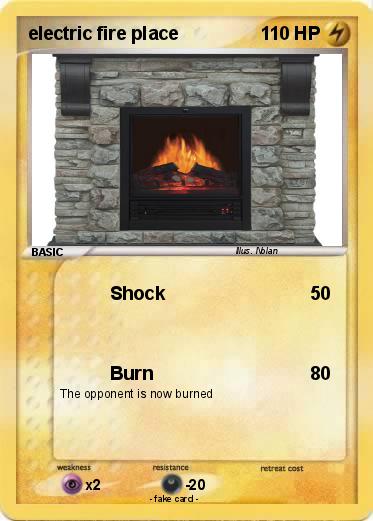 Pokemon electric fire place