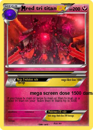 Pokemon red tri titan