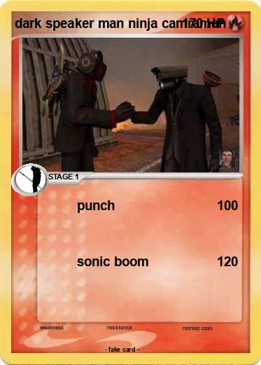 Pokemon dark speaker man ninja camraman